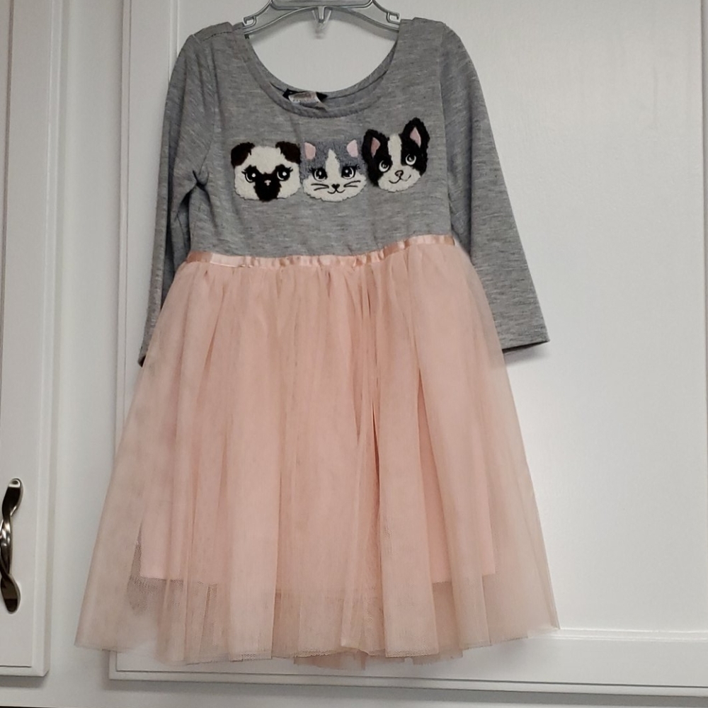 Pink & violet dress